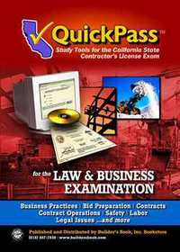 Item #20408 QuickPass Study Guide for the Law & Business Examination - CD-ROM. Inc Builders Book.