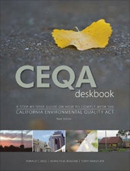 Item #25527 CEQA Deskbook, 3rd Edition (out of print). Kenneth Bogdan Ronald Bass, Terry Rivasplata
