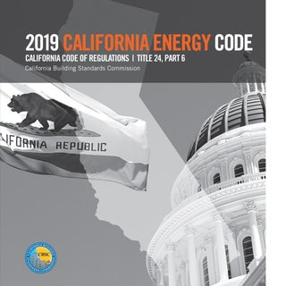 Item #25878 2019 California Energy Code, Title 24, Part 6 (CEEC). CBSC - ICC 5560L19
