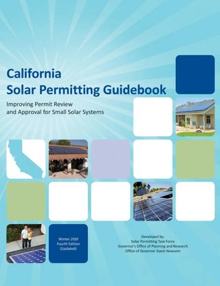 Item #26049 California Solar Permiting Guidebook, 4th ed. California Office of the Governor / ICC...