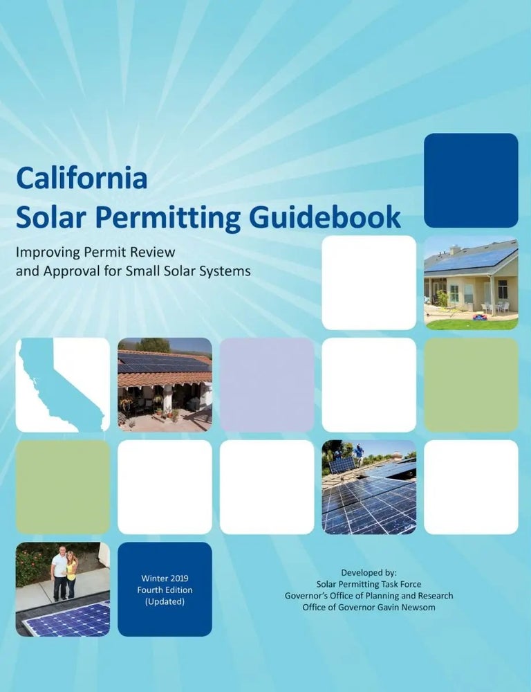 Item #26049 California Solar Permiting Guidebook, 4th ed. California Office of the Governor / ICC 5573S4.