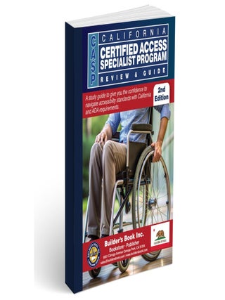 Item #26467 California Certified Access Specialist Program (CASp) Review & Guide 2022...