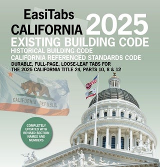 Item #26492 EasiTabs: 2025 California Existing Code Title 24, Part 10. Builder's Book