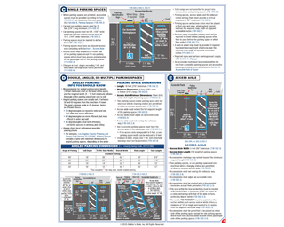 2025 California Accessibility Parking Facilities Quick-Card Based On 2025 CBC & 2010 ADA